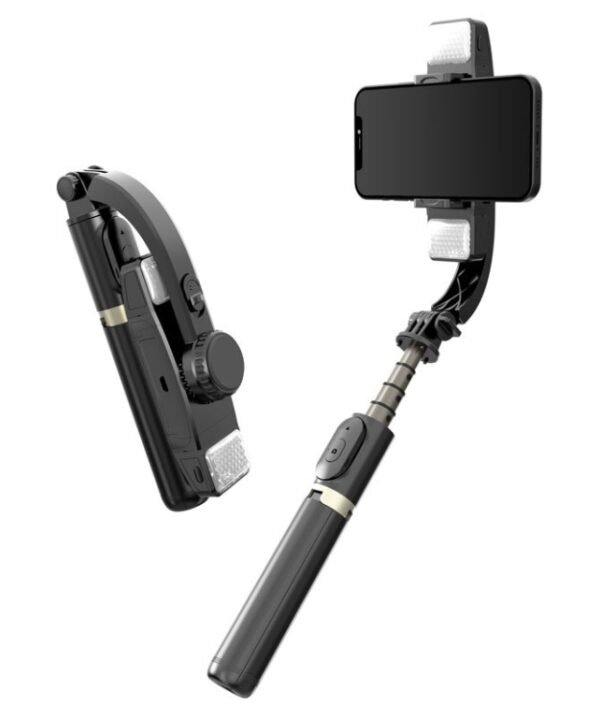 CYKE Q08D Handheld Dual Light Bluetooth Mobile Phone Selfie Stick, Dual Light Version