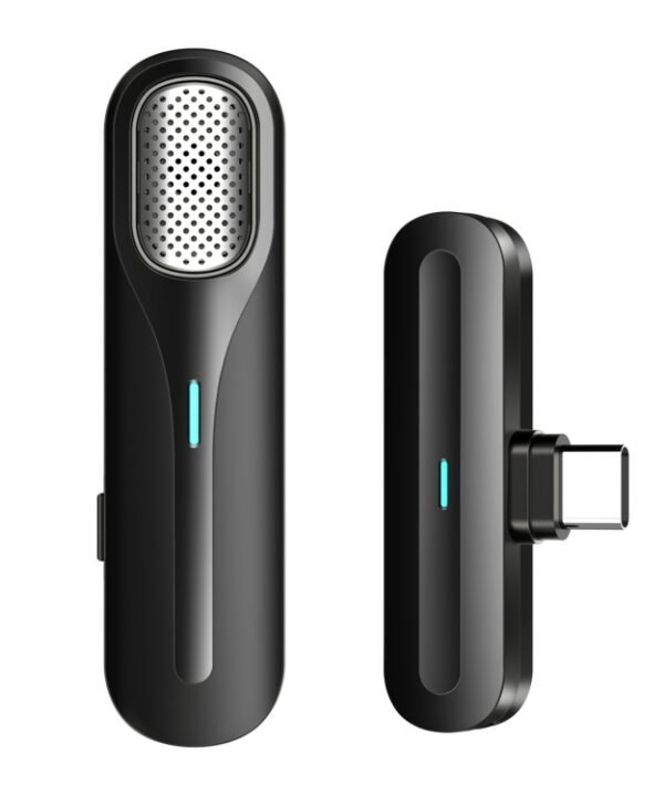 FerTo DX01 Wireless Collar Microphone 2.4G Live Broadcast Equipment, Style:, TYPE-C, 8 Pin, TYPE-C + Charging Bin, 8 Pin + Charging Bin