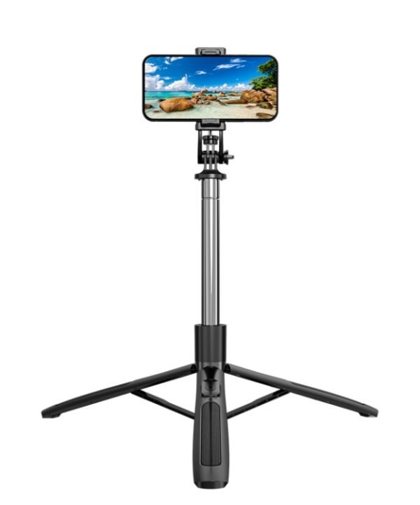Wireless Bluetooth Selfie Stick Live Telescopic Bracket, Specification:, Q05 (Black), Q05S (Black With Fill Light)