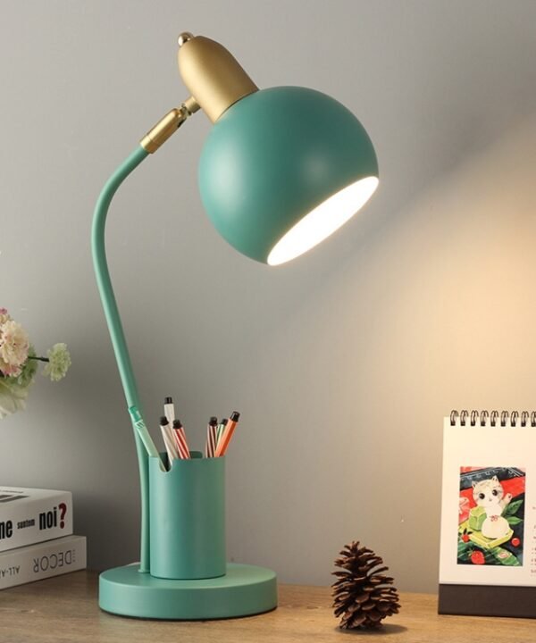 YY-1109 Student Desk LED Eye Protection Lamp with Pen Holder, CN Plug, Specification:, without Bulb, Tricolor