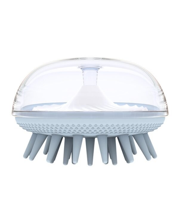 Silicone Head Massage Shampoo Brush, Blue, Pink, White, Yellow