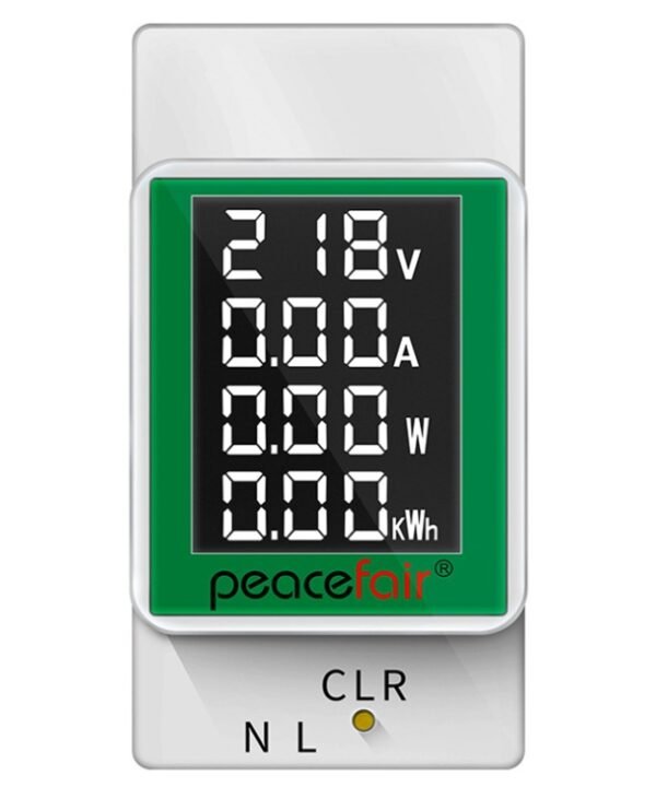 Peacefair PZEM-008 4 In 1 Multifunctional AC Digital Display Rail Monitor