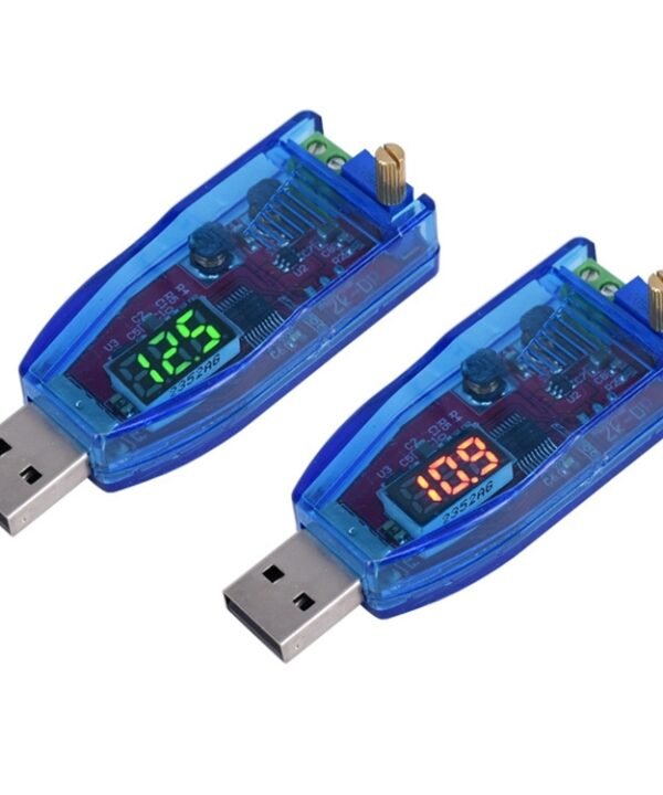 5V To 1-24V DC-DC USB Adjustable Power Supply Regulator Module, Color Random Delivery