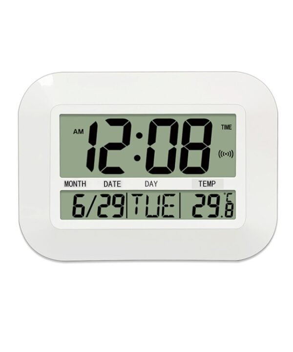 Household Big Screen Digital Electronic Alarm Clock Minimalist Living Room Mute Wall Clock