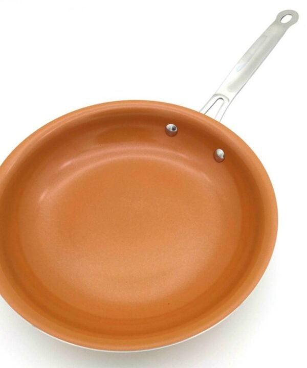 Induction Cooker Kitchen Pan Ceramic Coated Nonstick, 8 Inches, 10 Inches, 12 Inches