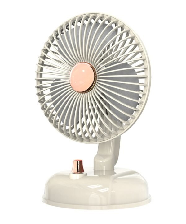 F10 Portable Quiet Desktop Retro Moving Head USB Fan, F10 Milk White, F10 Bean Green