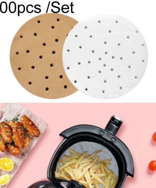 Air Fryer Special Paper Pad Grilled Meat Paper Oil Absorbed Paper, Color Random Delivery, Round With Hole (15cm), Round Without Hole (15cm), Round With Hole (16cm), Round Without Hole (16cm), Round With Hole (18cm), Round Without Hole (18cm)...