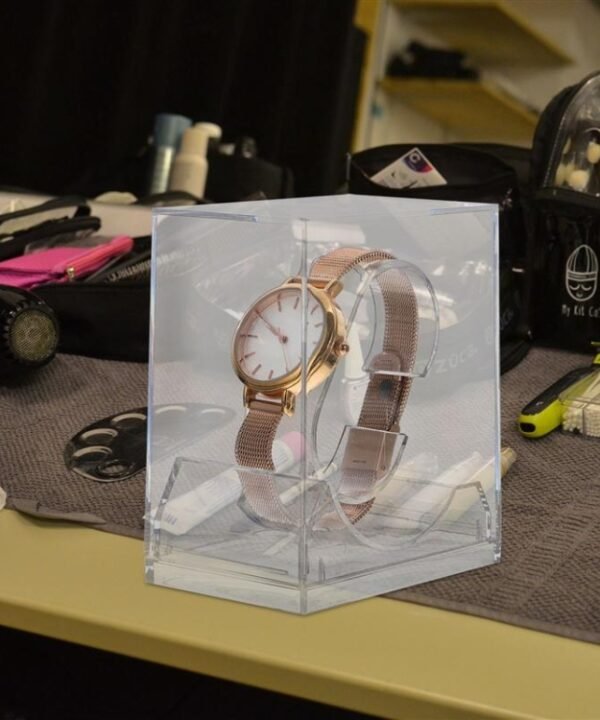 5 PCS Transparent Rectangular Watch Display Box Pull-out Electronic Watch Box, 5 PCS Watch Box