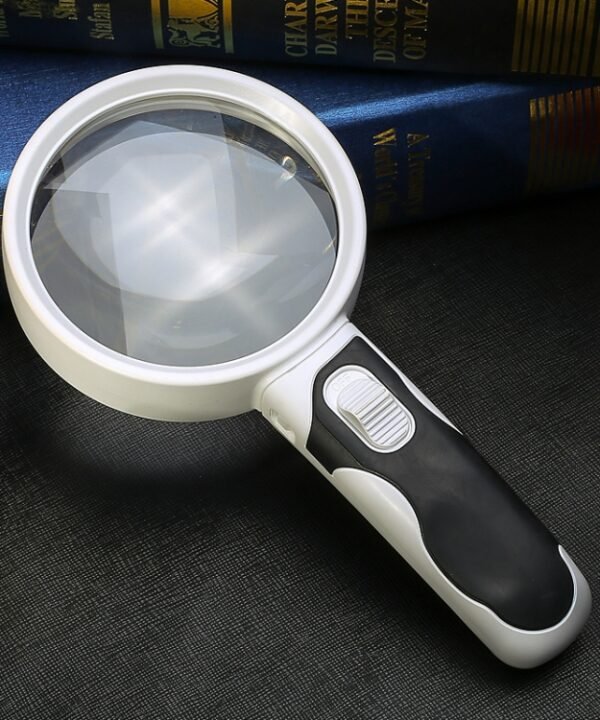 77350B Hand-Held With LED Light Reading Repair 10 Times Magnifier