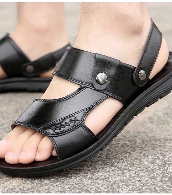 Non-slip Outer Wear Dual-use Sandals Slippers Men Casual Beach Shoes, 40, 41, 42, 43, 44, 45, 46, 47