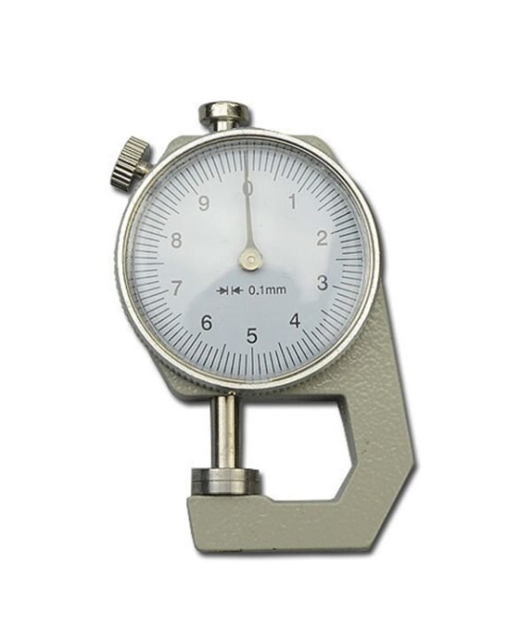 0-10mm Dial Thickness Gauge Leather Paper Thickness Meter Tester, Flat Head, Pointed Head