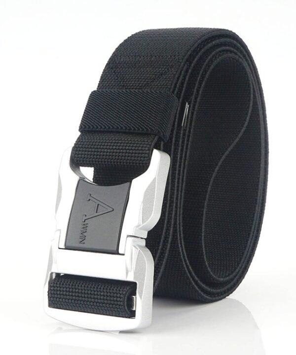 Outdoor Leisure Aluminum Alloy Safety Buckle Belt, Length:, 125cm