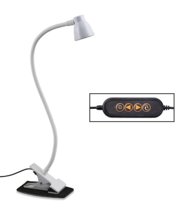 668A001 USB 360 Degree Bend Hose Desk Lamp, Spec:, White Stepless Dimming, Black Stepless Dimming, White Two-speed Dimming, Black Two-speed Dimming