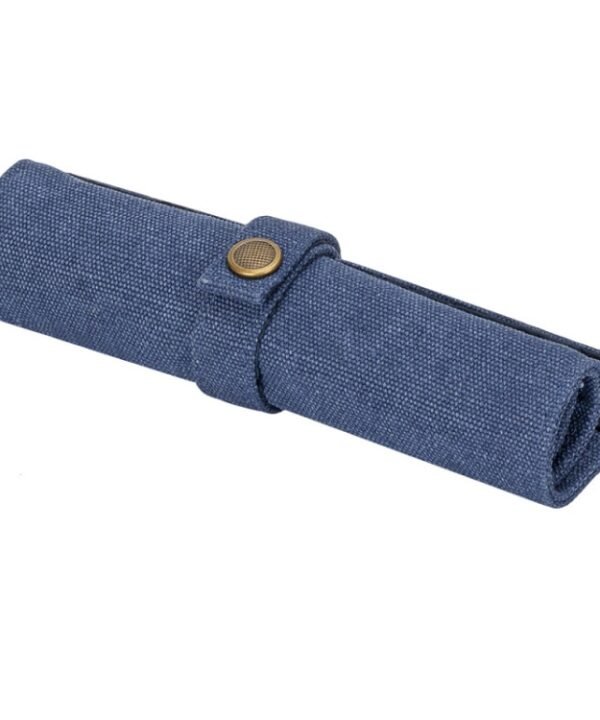 Nylon Canvas Watch & Strap Portable Storage Bag, Blue, Black, Grey, Orange, Khaki