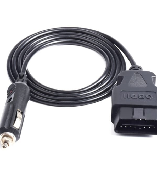 Cigarette Lighter To OBD Male Head To Take Electric Car Charging Cable