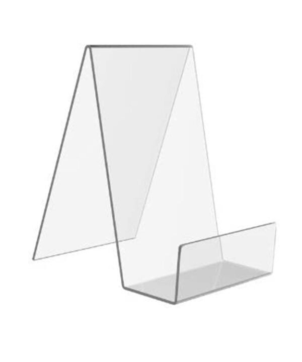 2 PCS Acrylic Display Stand Transparent Book Shelf Photo Frame Holder