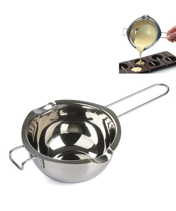 Stainless Steel Chocolate Water-proof DIY Baking Heating Melting Pot, Style:304, 201 Material, 304 Material