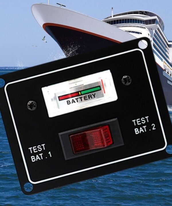 AOS3044 Marine Dual Battery Tester Pointer Voltmeter