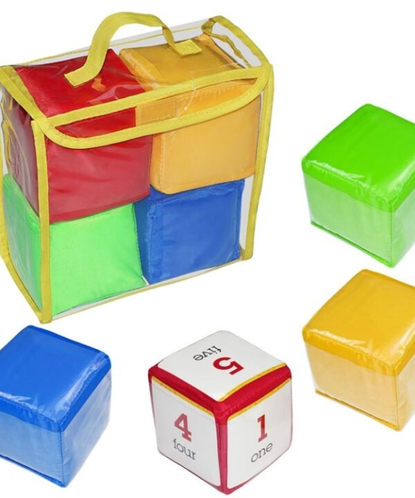 4 PCS / Set Portable Dice Toys Storage Bag Educational Early Education Toy