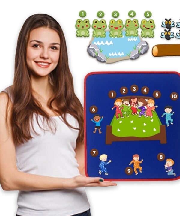 Story Felt Board Nursery Rhyme Storyboard Educational Early Education Toys
