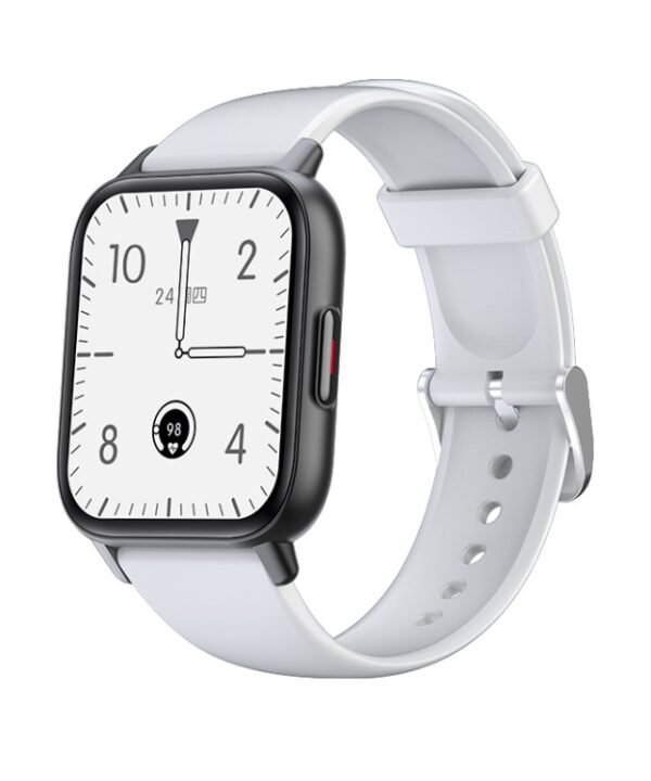 QS16Pro 1.69-Inch Health Monitoring Waterproof Smart Watch, Supports Body Temperature Detection, White, Pink, Blue, Black, Silver Gray, Green, Black Steel, Thick Black Steel