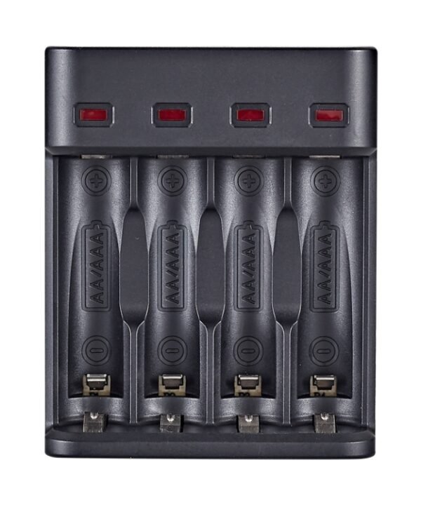BMAX BH-804U 1.2V AA/AAA Rechargeable Battery Independent 4 Slot USB Charger