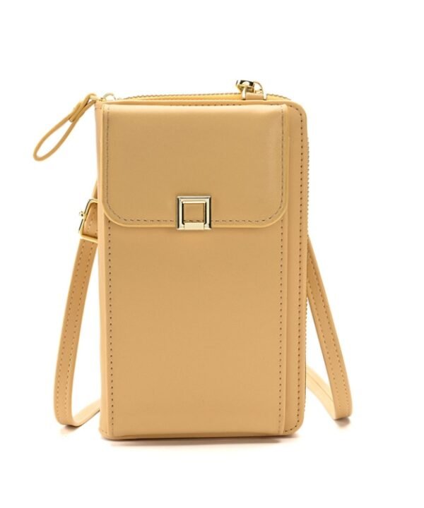Ladies Cross-body Shoulder Bag Long Purse Mobile Phone Bag, Style 2 Yellow, Style 2 Black, Style 2 Light Purple, Style 2 Apricot, Style 2 White