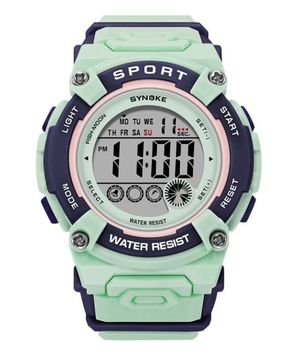 SYNOKE 9810 Multifunctional Luminous Waterproof Student Sports Watch