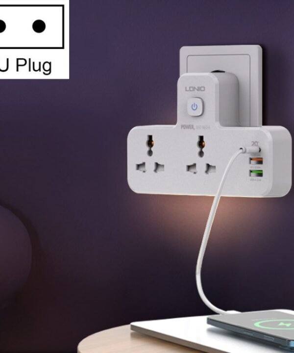 LDNIO SC2311 20W PD+QC 3.0 Multifunctional Home Fast Charging Socket with Night Light Function, Spec:, EU Plug, UK Plug, US Plug