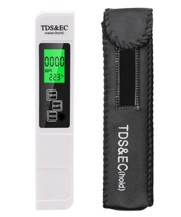 Backlight Model TDS & EC Water Quality Test Pen Meter Conductivity Test Pen, Backlight Model (White), Backlight Model (Blue)