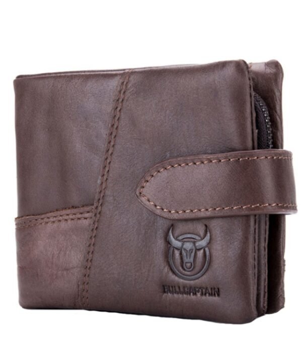 BUFF CAPTAIN 01 Multifunctional Detachable Vintage Leather Buckle Horizontal Wallet, 01(Coffee), 01(Brown)