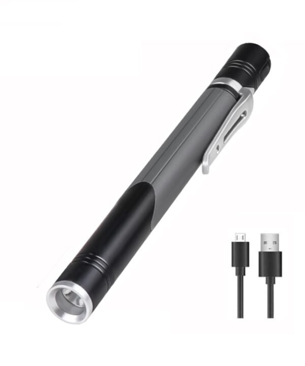 B35 XPG+LED Mini Pen Light Three Light Sources Convenient Flashlights, B35 (Grey), B35 (Red)