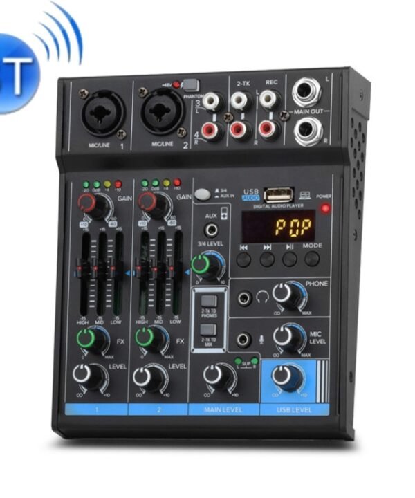 USB Balanced 4-ways Home Computer Recording Bluetooth Sound Card