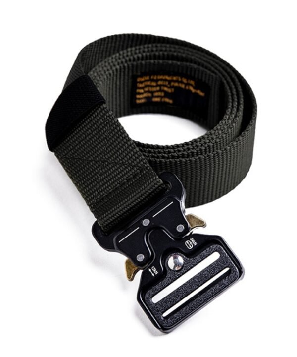 Maden S2001059 Men Retro Casual Weaving Adjustable Belt, S2001059 Black, S2001059 Army Green