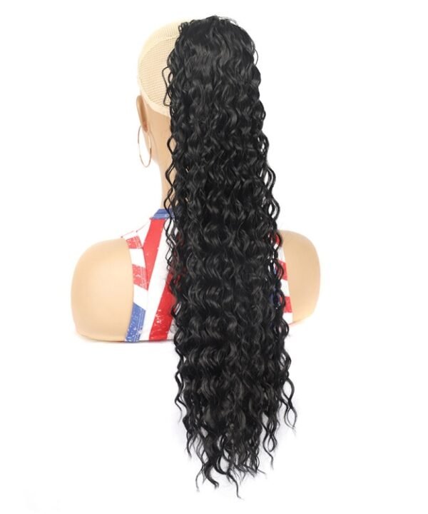 LSDP22 Drawstring Long Curly Wig Ponytail Mesh Curly Ponytail, 1B, 2, 4, 1BT27, 1BT30, 1BT33, 1BTBUG, 18C