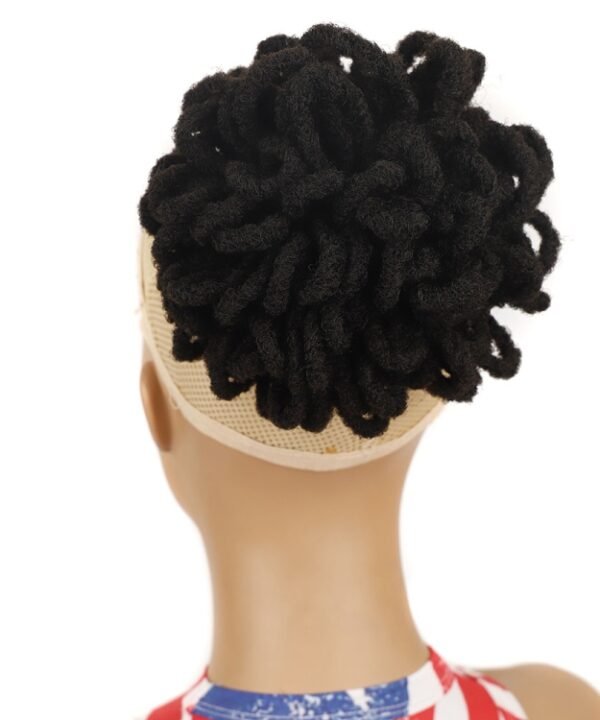 LSFBZB Drawstring Dreadlocks Wig Caterpillar Dreadlock Shaggy Hair Bun, Spec:, 1B, 2, 1BH27, 1BHBUG, 4H27H30, 99JHBUGH, 27, 30, 27H613, 613