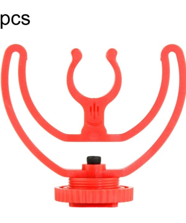2pcs Microphone Mounting Bracket Cold Shoe Mount Mic Holder, 2pcs Cold Shoe Mount Red, 2pcs Cold Shoe Mount Black