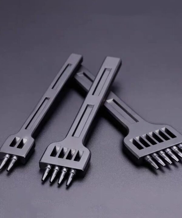 ER061 DIY Hand-sewn Leather Round Punch Tools Alloy Steel Platoons Rushing, Style:, 4mm Set, 5mm Set, 6mm Set, 4mm-2 Holes, 4mm-4 Holes, 4mm-6 Holes, 5mm-2 Holes, 5mm-4 Holes, 5mm-6 Holes, 6mm-2 Holes, 6mm-4 Holes, 6mm-6 Holes