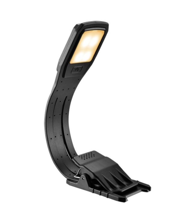 Portable Book Clip Light Four-Gear Adjustable Charging Eye Protection Lamp, Four-Gear Clip Light