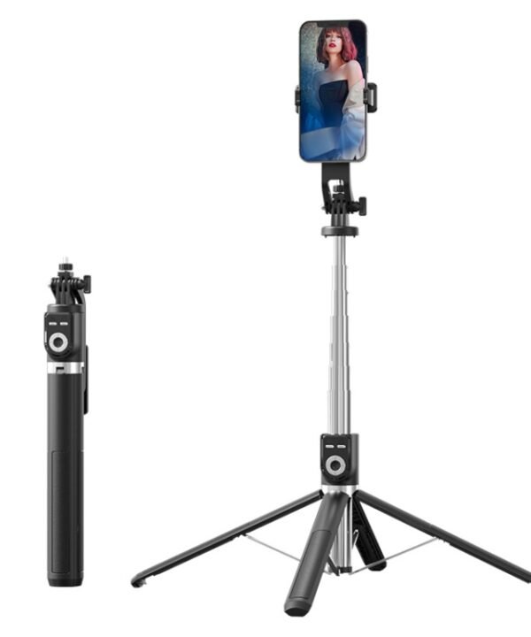 360-degree Rotating Foldable Bluetooth Selfie Sticks Live Stand, Spec:, P220 TK (Single Clip), P225 TK (Single Clip)