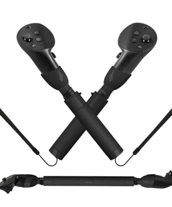 For Meta Quest Pro VR Glasses Golf Game Light Pole Handle Extended Rod, For Meta Quest Pro Black