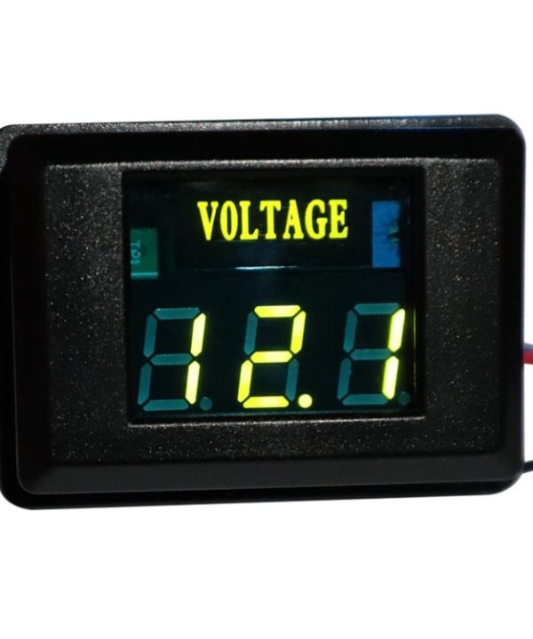 DES-2 Car Battery Voltage Meter DC LED Digital Display 12V Motorcycle RV Yacht Voltage Meter Detector, DES-2 Voltage Meter Green, DES-2 Voltage Meter Red, DES-2 Voltage Meter Blue, DES-2 Voltage Meter Orange, DES-2 Voltage Meter White