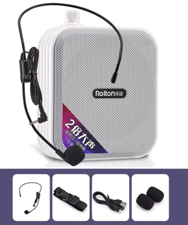 Rolton K600 7.4V Bluetooth Audio Speaker Megaphone Voice Amplifier Without Transmitter, Without Transmitter