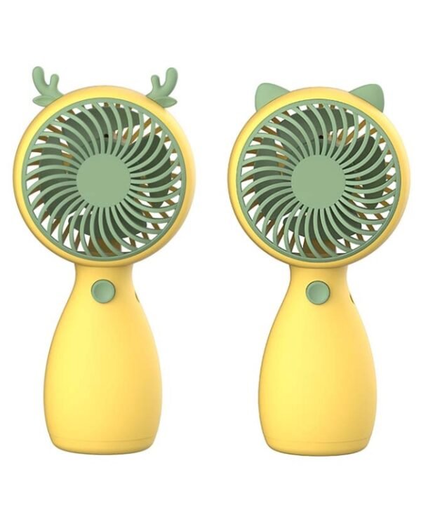 2pcs MLS6035 USB Mini Charging With Lanyard Small Fan, Style Random Delivery, MLS6035 Pink, MLS6035 Yellow, MLS6035 Green, MLS6035 White