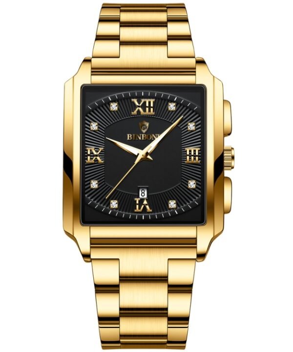 BINBOND B4143 Rectangular Outdoor Men Waterproof Quartz Watches