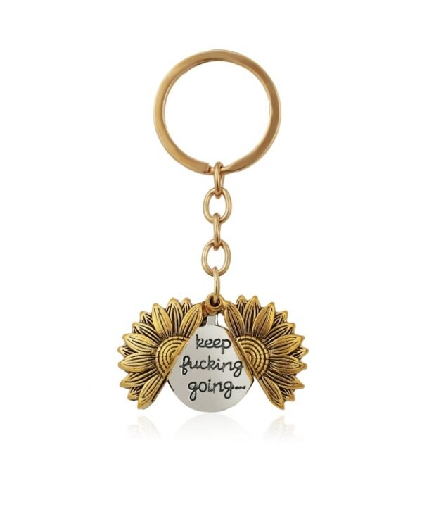 Alloy Sunflowers Shape Can Open Double Side Engraving Accessories Pendant, N2003-27 Ancient Gold Keychain, N2003-28 Ancient Gold Keychain, N2003-22 Ancient Gold Necklace, N2003-23 Ancient Silver Necklace