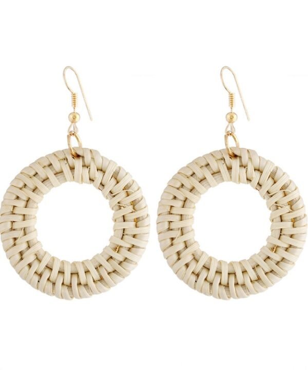 Bamboo Vine Handmade Woven Earrings Bosomia Style Earrings, E2002-1 Ear Hook Circle, E2002-2 Black Frame, E2002-3 Yellow Frame, E2002-4 Blue Frame, E2002-5 Knock Pattern Circle, E2002-6 Knock Pattern Deep Cake, E2002-7 Knock Pattern Water Drop...