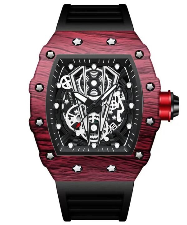 BINBOND B6577 Barrel Shape 30m Waterproof Sports Quartz Watch