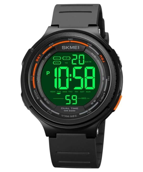SKMEI 1841 Outdoor Sports Students Waterproof Luminous Countdown Watch, 1841 Black, 1841 Light Grey