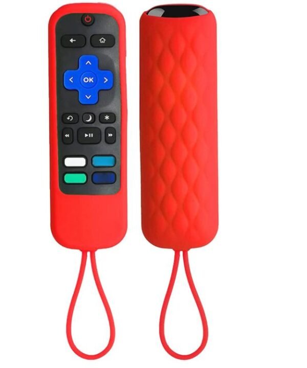 For TCL Roku 3600R/3900/Voice RCAL7R 2pcs Remote Control Silicone Case